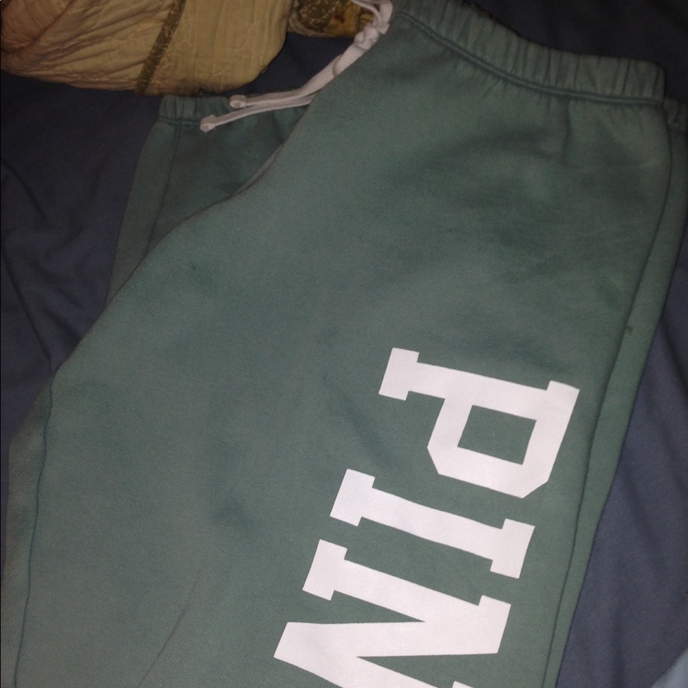Pink sweatpants